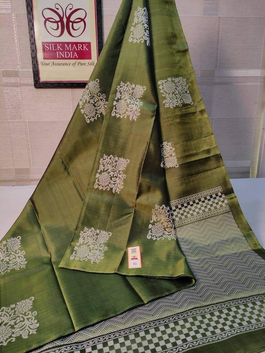 Mahendi  Nd Mahendi Lichi Silk Saree