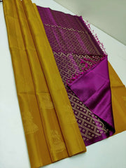 Mustad Nd Wine Lichi Silk Saree